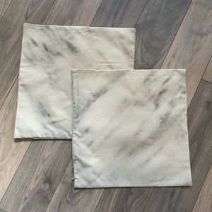 2 Linen Pillow Covers